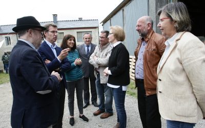 Feijoó presenta en Abadín un plan para impulsar la agricultura ecológica