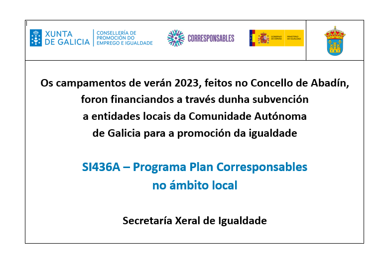 SI436A – Programa Plan Corresponsables no ámbito local – Secretaría Xeral de Igualdade