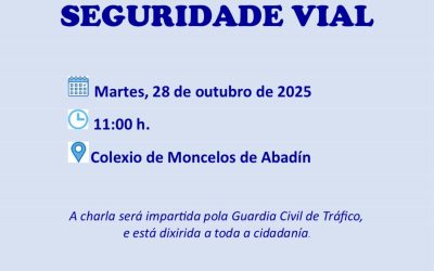 CHARLA DE PREVENCIÓN E SEGURIDADE VIAL